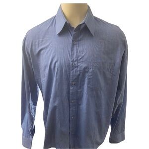 Men’s Assante Blue Button Down Shirt